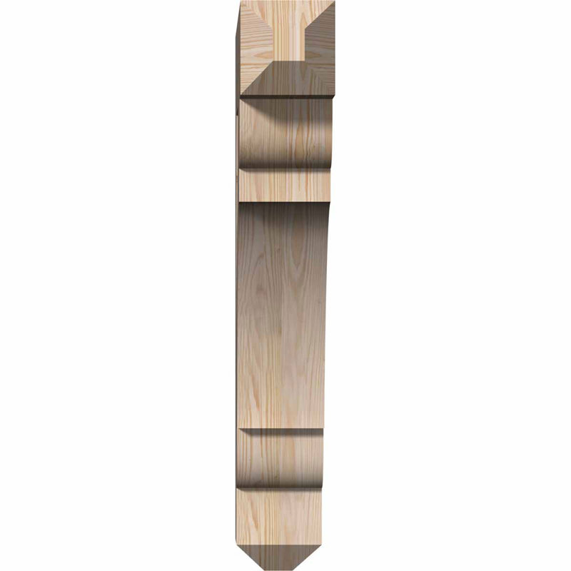 Support pour artisan olympique, H 36 po x l 5,5 po x P 28 po, Douglas (lisse)