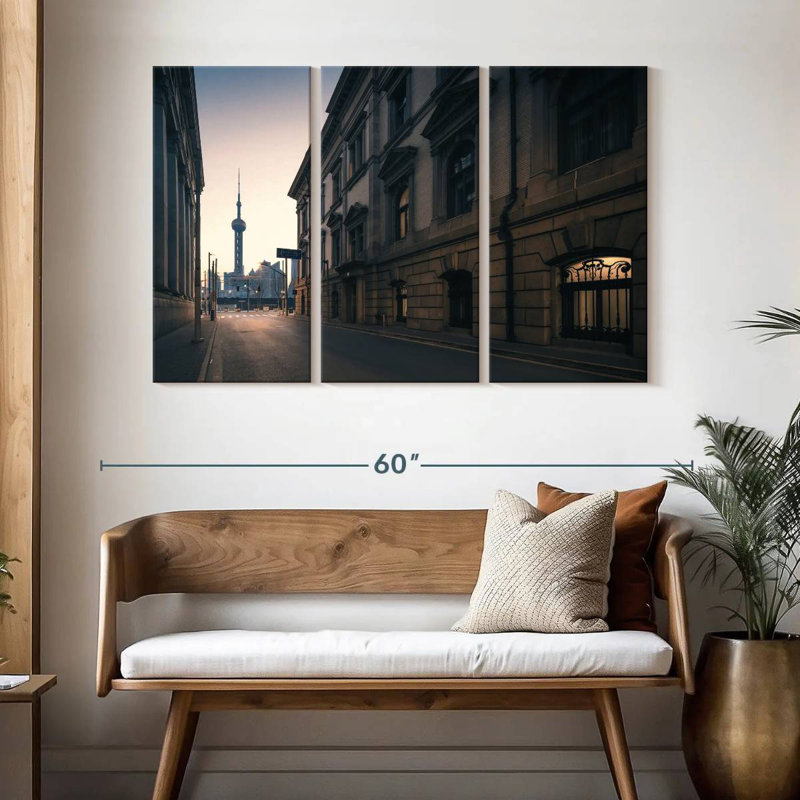 Rue de Changhaï, H 32 po x l 50 po