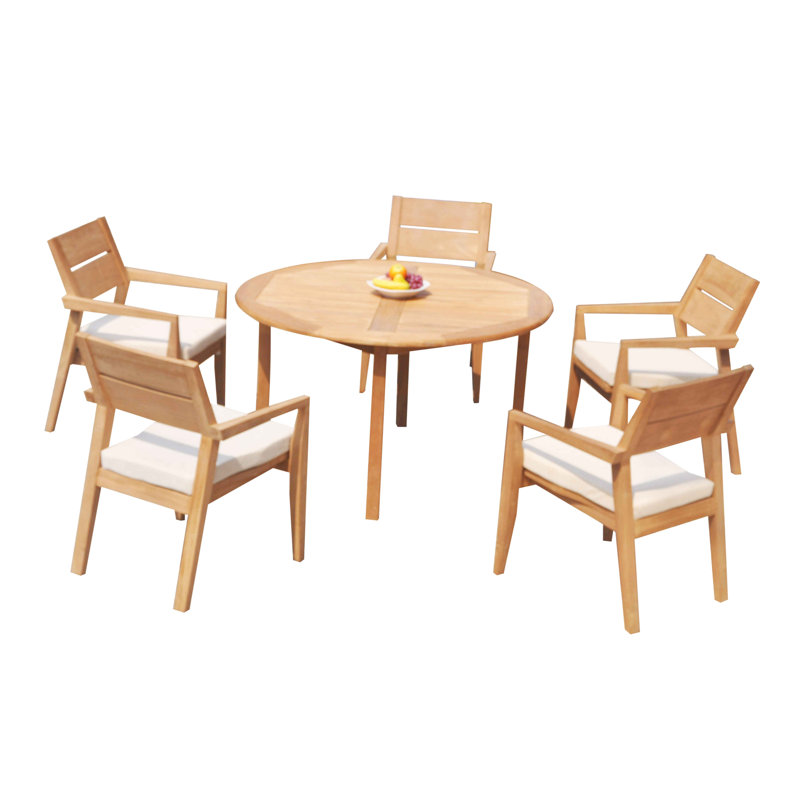 Ensemble de salle à manger Maston, L 52 po x l 52 po x H 30,5 po, 5