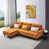 Velours orange est en rupture de stock