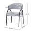 Chaises de salle à manger rembourrées avec pieds en métal (ensemble de 2)-646597532