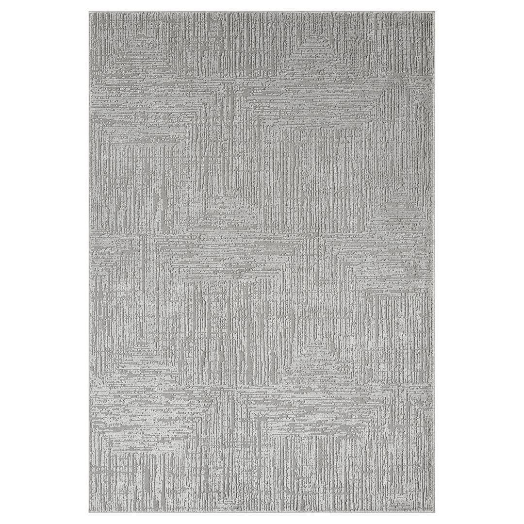Modern Solid Textured Area Rug Ebern Designs Rug 