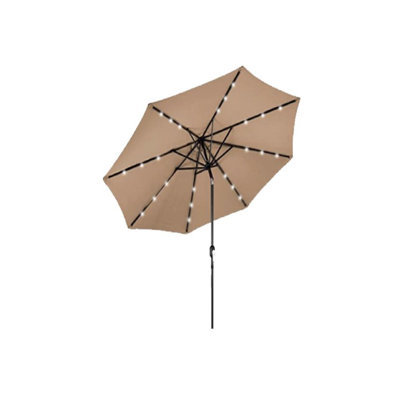 Parasol de marché lumineux 9 pi 10 po Hayze