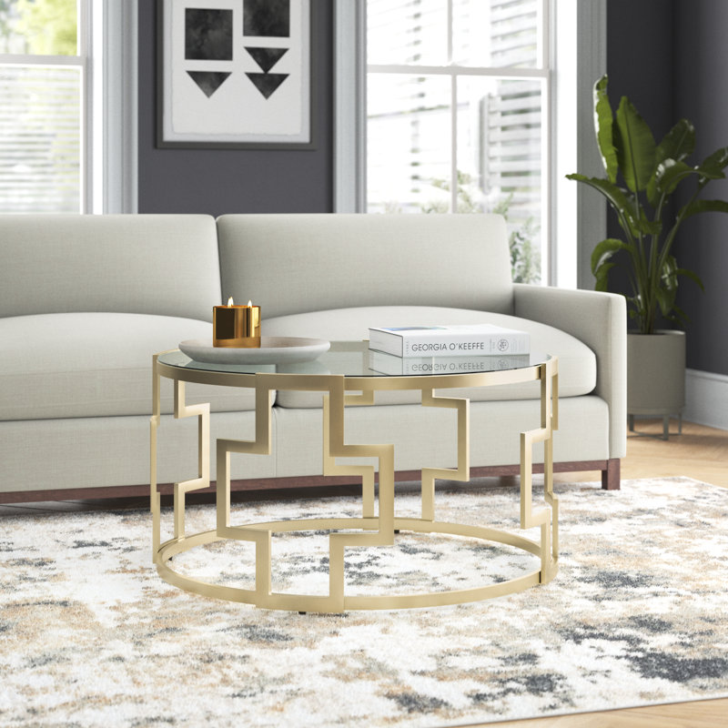 Birnson Glass Top Coffee Table
