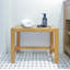 Banc de douche en teck Hieu-24426307