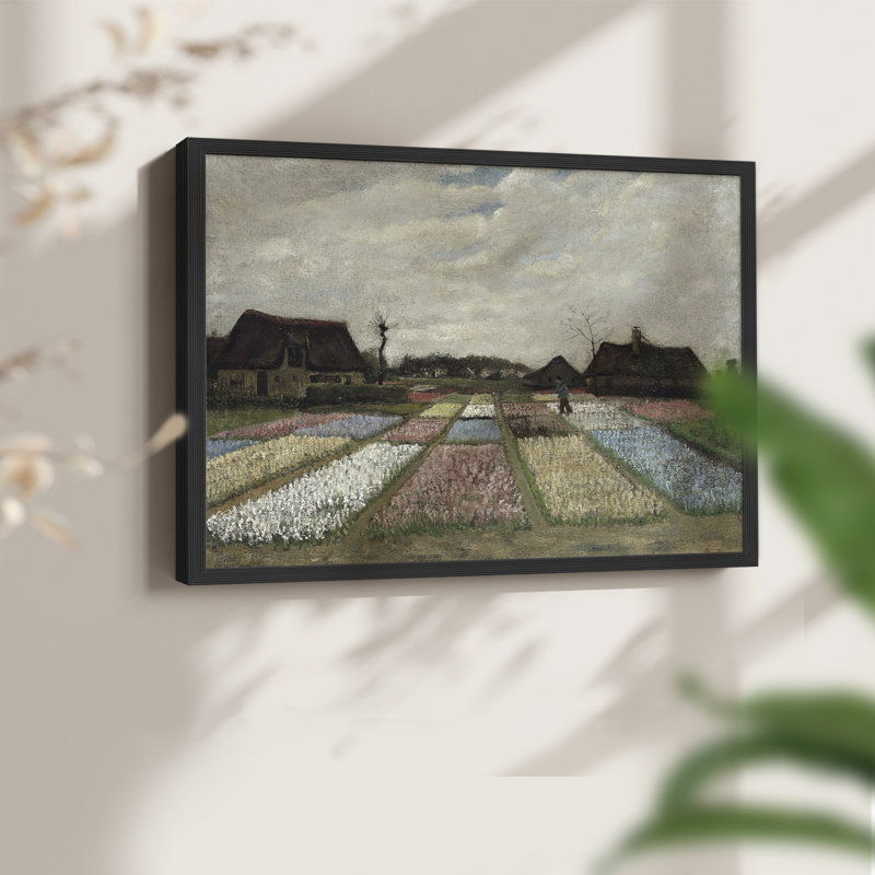 Paysages rétro-CECCXX-impression encadrée - réversible, 11" H x 14" W, Noir