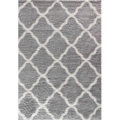 Emeril Geometric Shag Area Rug