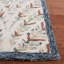 Tapis ivoire / vert Janeidy 208-63493178