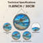 Panneau de vitrail 12 "H Dragonfly Beach-443928418