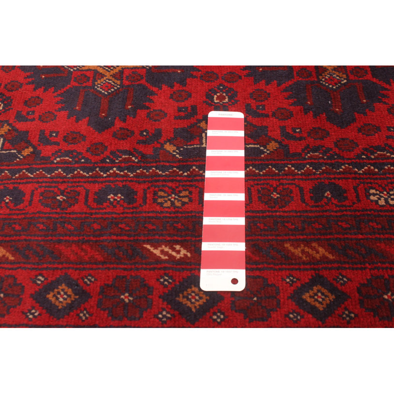 Kailahni One-of-a-Kind 4'3" X 6'5" New Age Wool Area Rug in Red