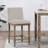 Carollyn 26" High Modern Farmhouse Turned Leg Beaded Counter Stool-1296061487-1296061806