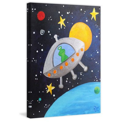 Pryor «Green Alien», reproduction sur toile tendue