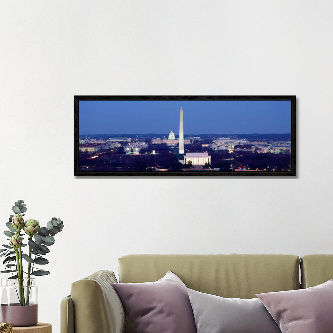 High Angle View Of A CityWashington DC, USA von Panoramic Images - Panoramic Gallery-Giclée auf Leinwand