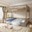 Kids Twin XL / Full XL Over Queen Bunk Bed-278324519-334742820