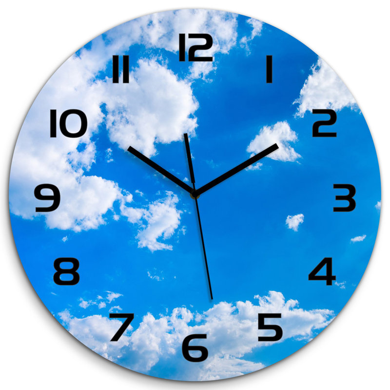Joliyah Glass Wall Clock