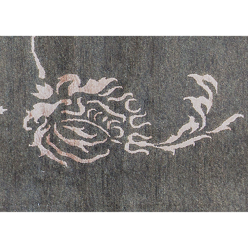 Floral Area Rug in Green/Beige