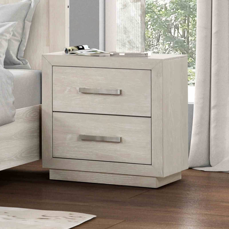Nightstand, Light Gray