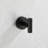 5 Bathroom Towel Rack In Matte Black Aluminium - Wall Mounted Stylish And For Bath, Bedroom, Laundry, Kitchen Easy Installation Process 5 Piece Mount Aluminium, Build, Corrosion Multiple Room Uses-175174170