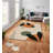 Luxurious Velvet Area Rug, 4.6 x 7.2 Feet | 100% Polyester, 740 g/m² | Non-Slip Felt Dot Underside, Machine Washable | Digital Print Design, Easy to Clean, Perfect for Living Room & Bedroom Décor-1542913187