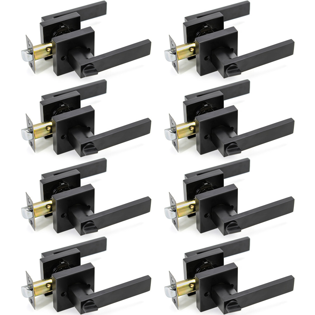 Privacy (Bed & Bath) Door Lever (Set of 8) Villar Home Designs