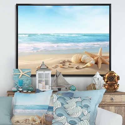 Étoile de mer et coquillages II - impression