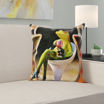 Coussin de grenouilles