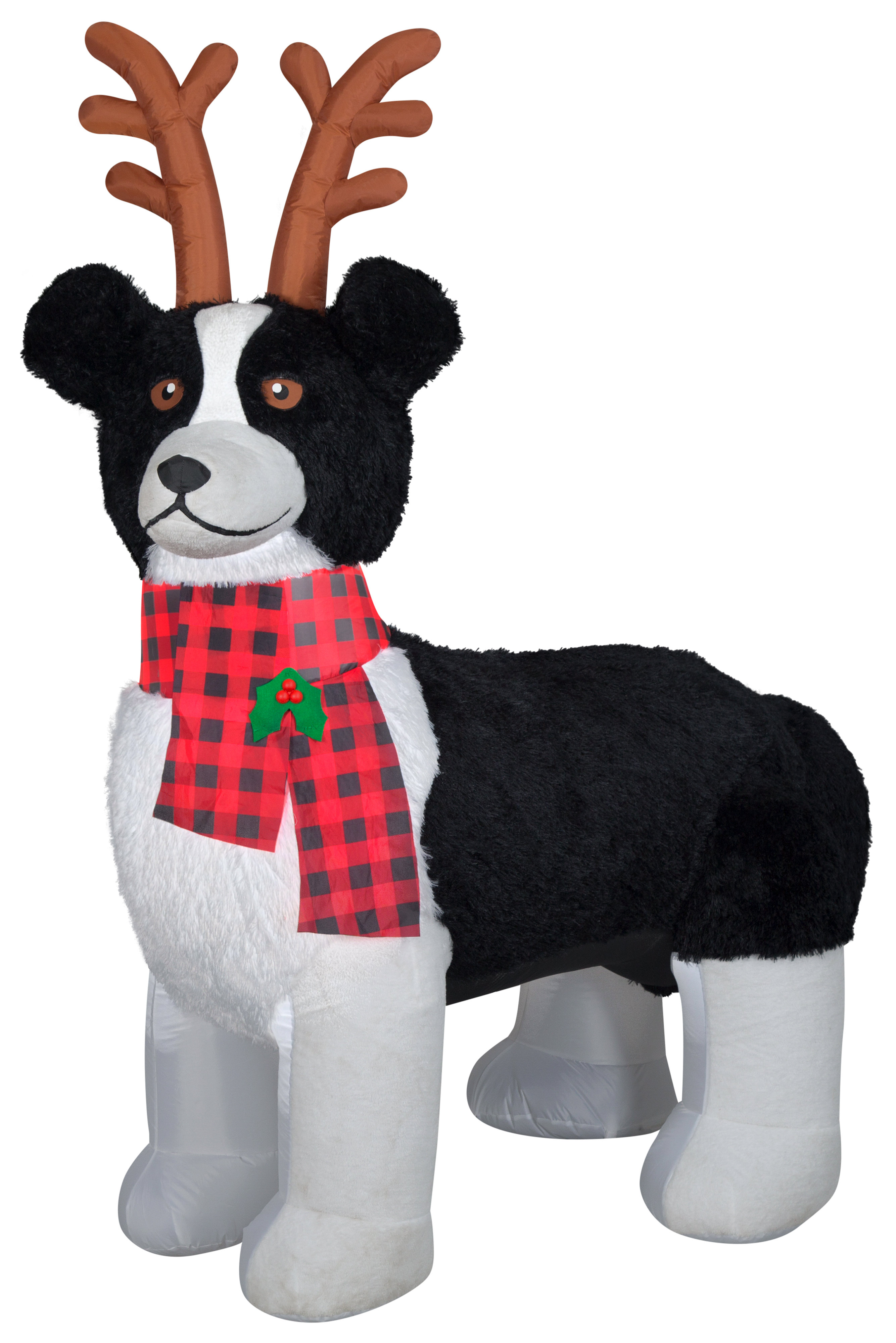border collie red dog toys cute dog Fabric