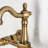 Kingston Brass Heirloom Double-Handle 2-Hole Wall-Mount Bridge Kitchen Faucet-93672716