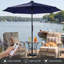 10 pi. Parasol électrique électrique pour terrasse avec télécommande et ouverture motorisée-423206025
