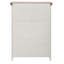 Armoire moderne 5 tiroirs beige - option de rangement polyvalente
