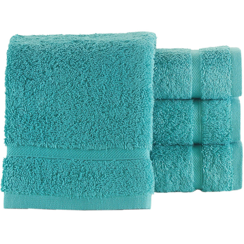 Hanrahan 4 - Piece Cotton Guest Room Case Pack, Green Water