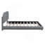 Lit plateforme tapissier, structure solide et design élégant en forme de courbe-483917226-483917224
