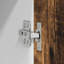 Vidaxl Hanging Cabinet Riga 2 Pcs Black Oak And White 60 X 31 X 40 Cm-121217475
