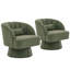 Fauteuil demi-tonneau pivotant à 360 ° Modern-991171964