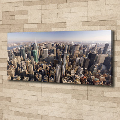New York Bird Flight - Wrapped Canvas Print