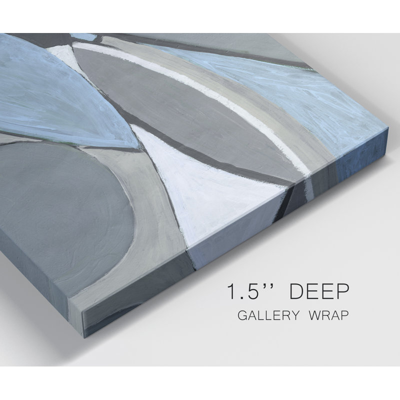 Millenium II - impression, H 27 po x l 18 po x P 1 po, Toile tendue, Pas de tapis