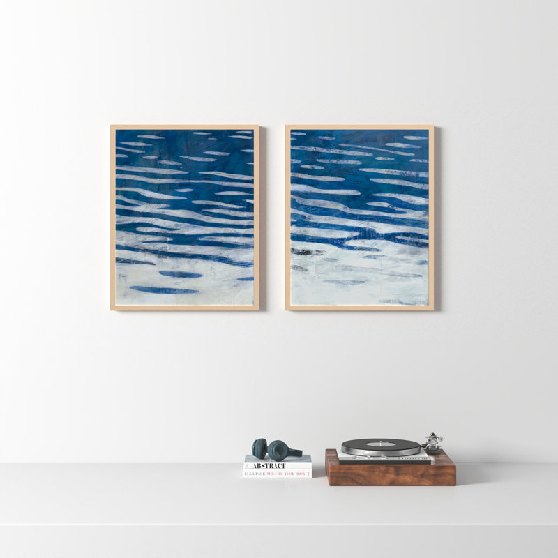 Oceanview By Ivo Stoyanov by Ivo Stoyanov, Brown Framed, 30" H x 48" W x 1.25" D