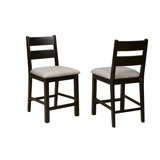 Nimes 22'' Counter Stool, Set Of 2, Black