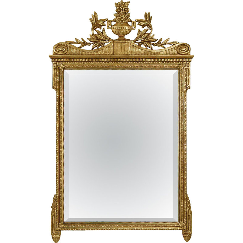 The Rolande Flat Beveled Wall Mirror, 59" x 36"