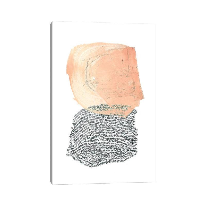 Paint & Wool 1 Piece Wall Art on Canvas, 30.48 cm H x 45.72 cm W, Wrapped Canvas