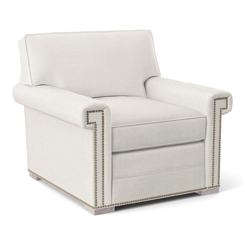 Fauteuil 36 po Davidson, Oui, Parchemin Nadia, Gris tourterelle