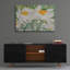 «White Peony» par Sharon Pitts, art mural en verre acrylique-1363893822