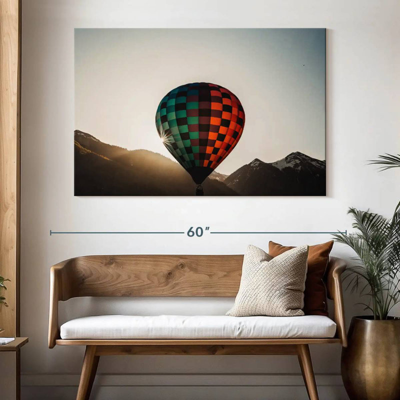 Vol en montgolfière Mehar, H 34 po x l 51 po