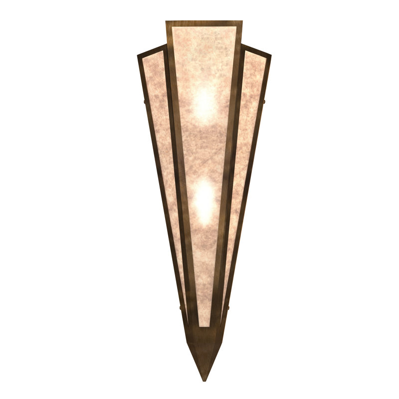 Brum 2 - Light Flush Mounted Sconce, Antique Copper