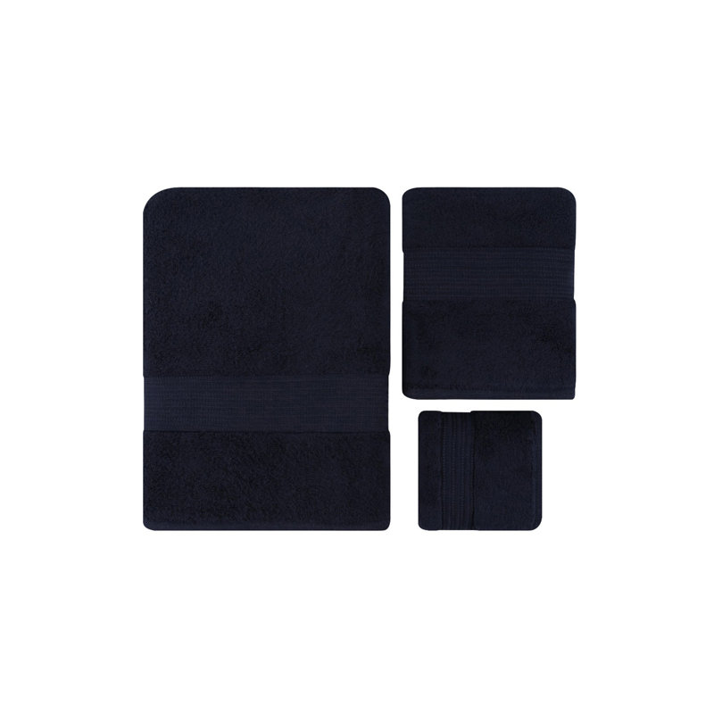 Powells Cotton Blend Mulit-Size Set, Navy Blue