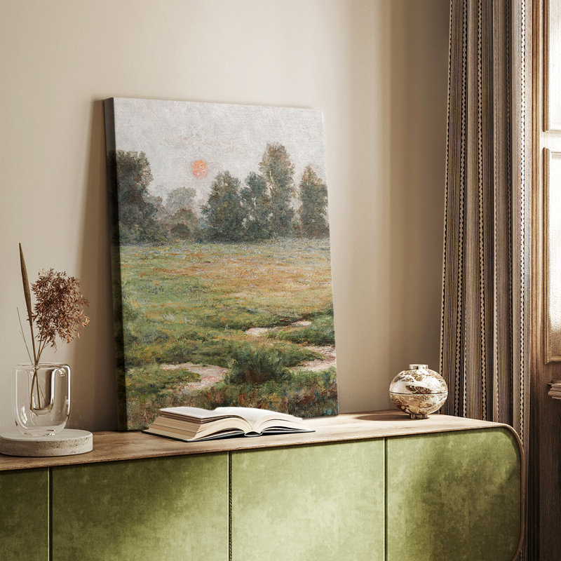 Paysage rétro CCXLIX - galerie Cavas, H 48 po x l 32 po