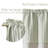 Linen Striped Valance for Windows Farmhouse Double Layered Valance for Kitchen Bathroom RV Rod Pocket-2096799196