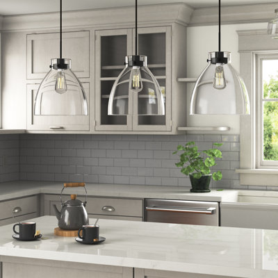 Keeble 3 - Light Black Pendant