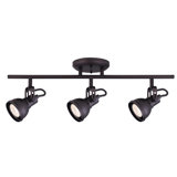 Ensemble de rail d'éclairage 3 lumières 22,5 po Fedler