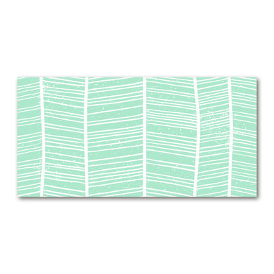 Herringbone Pattern - Wrapped Canvas Print